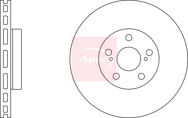 Apec Brake Disc DSK2471 - image 2