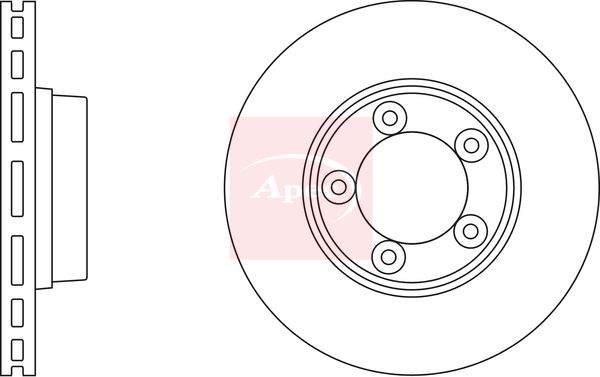 Apec Brake Disc DSK2340 - image 2