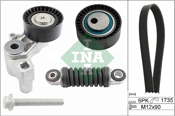 INA Drive Belt Kit 529009710 - image 2