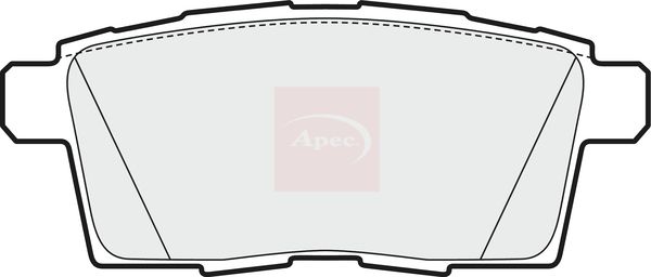 Apec Brake Pads Set PAD1605 - image 2