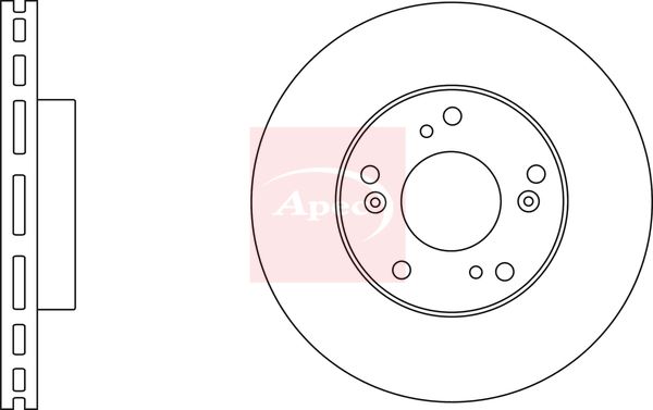 Apec Brake Disc DSK2618 - image 2