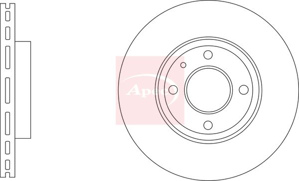 Apec Brake Disc DSK4147 - image 2