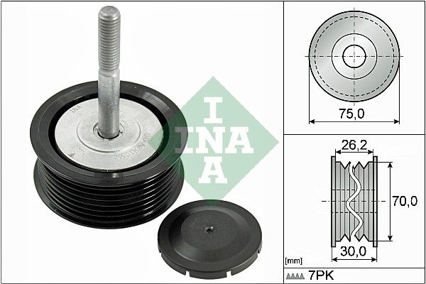 INA Drive Belt Deflection Guide Pulley 532079210 - image 2