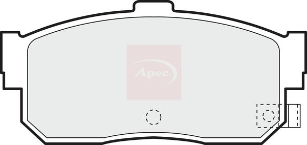 Apec Brake Pads Set PAD784 - image 2