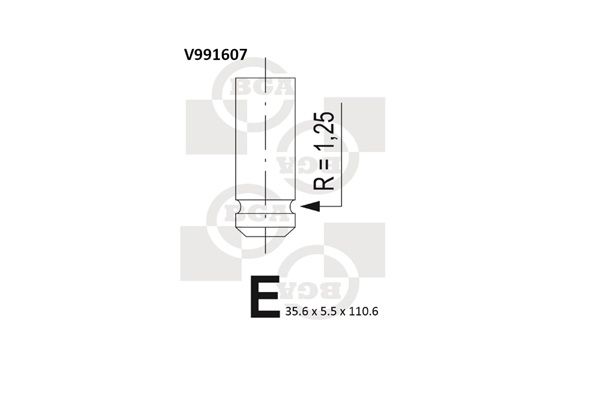 BGA Intake Valve Inlet V991607 - image 2