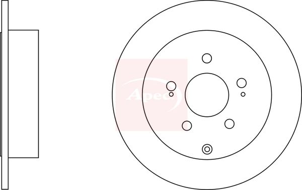 Apec Brake Disc DSK2353 - image 2