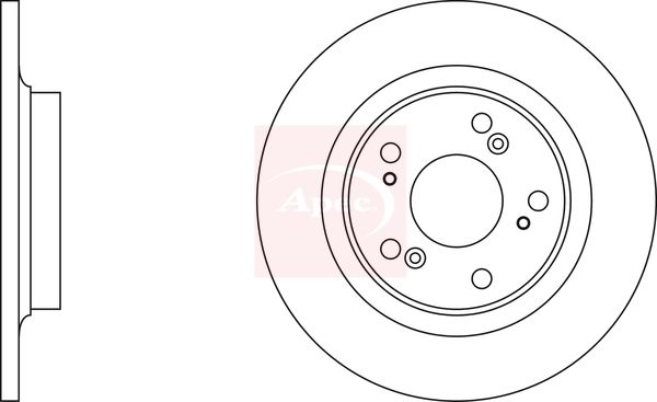 Apec Brake Disc DSK2154 - image 2