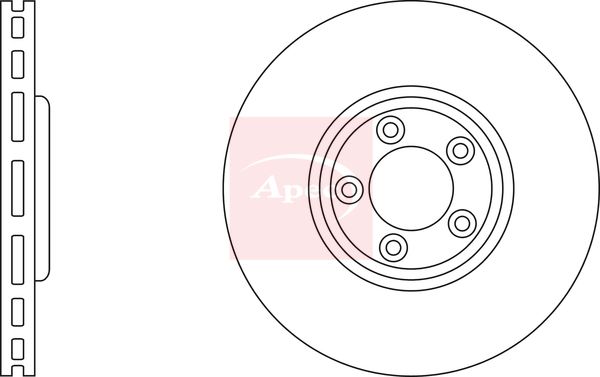 Apec Brake Disc DSK2451 - image 2