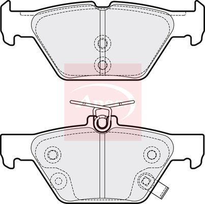 Apec Brake Pads Set PAD2191 - image 2