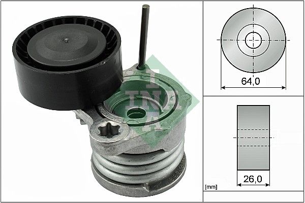 INA Drive Belt Tensioner Pulley 534033110 - image 2