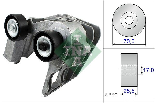 INA Drive Belt Tensioner Pulley 534046710 - image 2