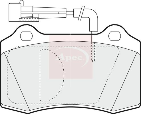 Apec Brake Pads Set PAD1007 - image 2
