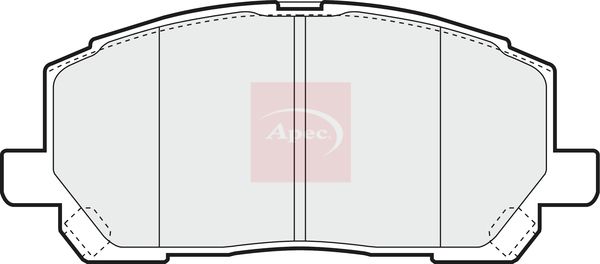Apec Brake Pads Set PAD1282 - image 2
