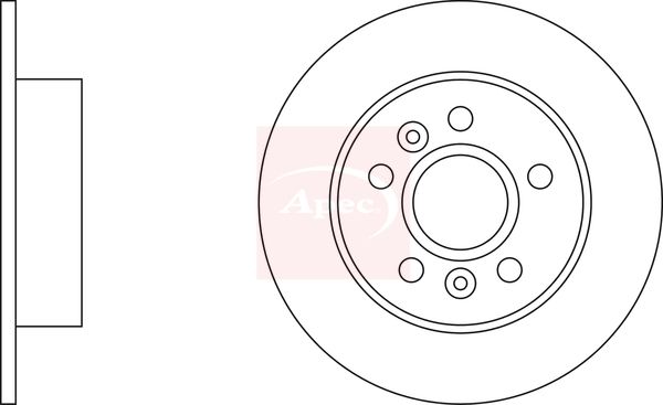 Apec Brake Disc DSK803 - image 2