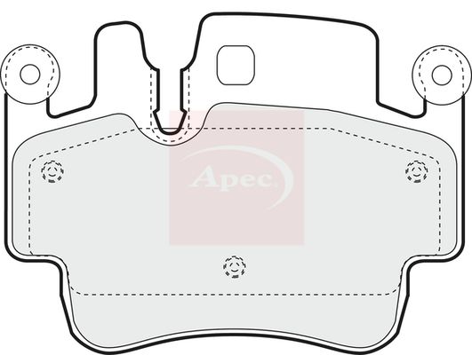 Apec Brake Pads Set PAD1423 - image 2
