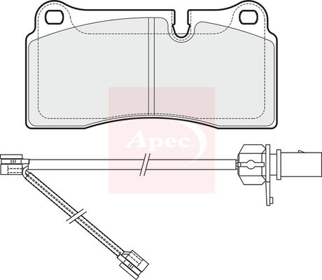 Apec Brake Pads Set PAD1996 - image 2