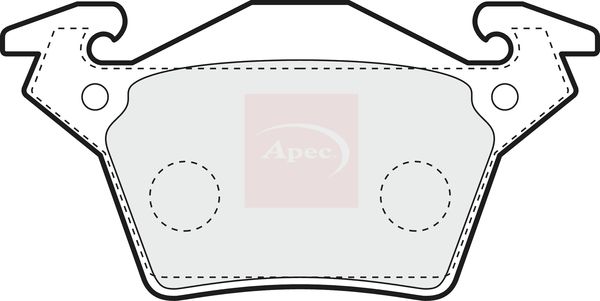 Apec Brake Pads Set PAD1077 - image 2