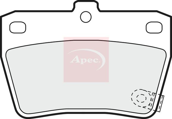 Apec Brake Pads Set PAD1196 - image 2