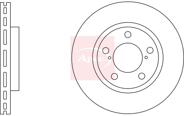 Apec Brake Disc DSK2749 - image 2
