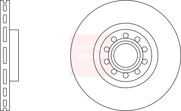 Apec Brake Disc DSK2017 - image 2