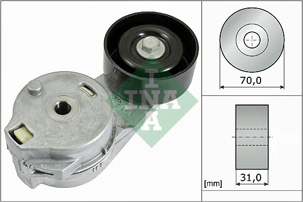 INA Drive Belt Tensioner Pulley 534054810 - image 2