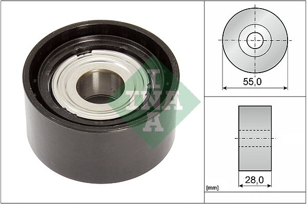 INA Drive Belt Deflection Guide Pulley 532085310 - image 2
