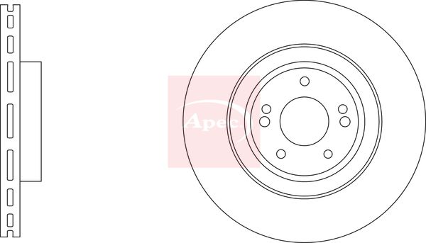 Apec Brake Disc DSK3524 - image 2