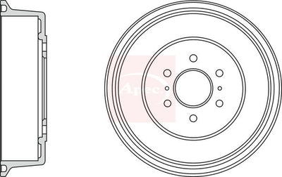 Apec Brake Drum DRM9995