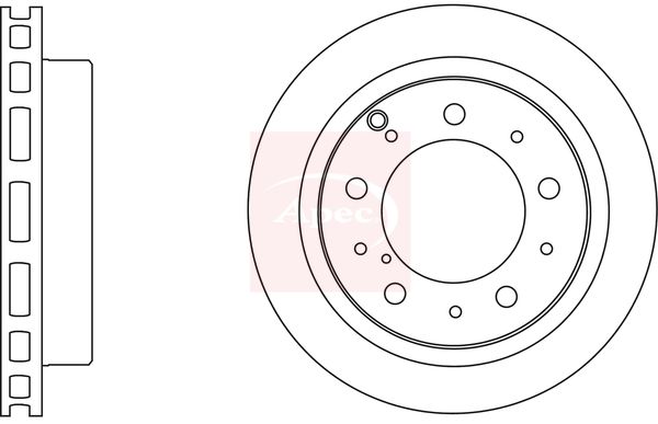 Apec Brake Disc DSK2729 - image 2