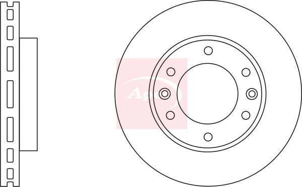 Apec Brake Disc DSK2565 - image 2