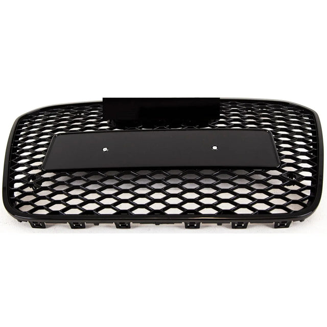 Fits Audi A6 S6 C7 11-15 Front Bumper Grille Honeycomb Gloss Black Sport Badgeless - image 4