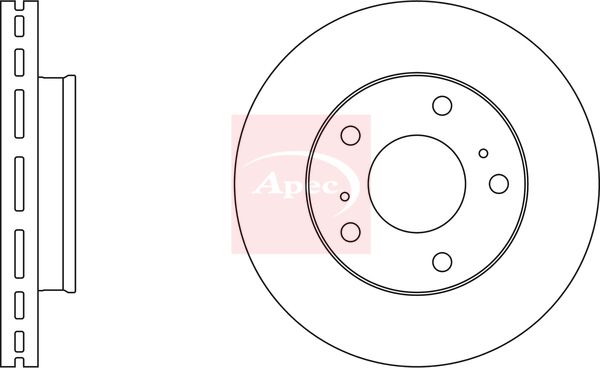 Apec Brake Disc DSK664 - image 2