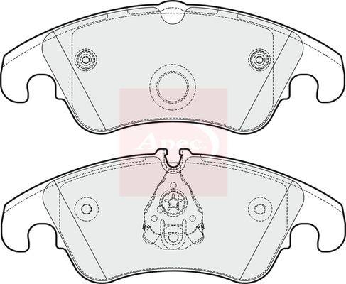 Apec Brake Pads Set PAD1749 - image 2