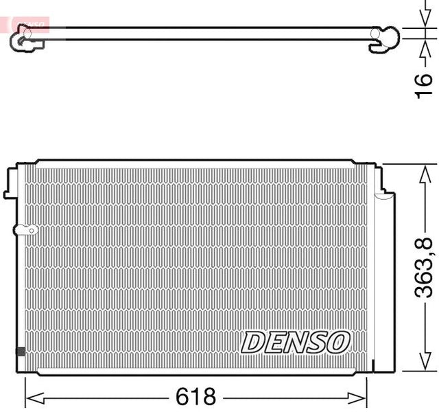 Denso Ac Condenser DCN40011 - image 2