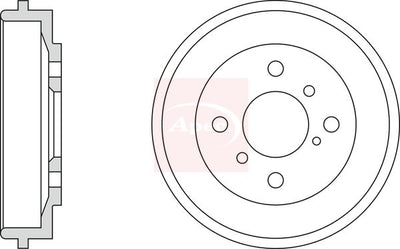 Apec Brake Drum DRM9977