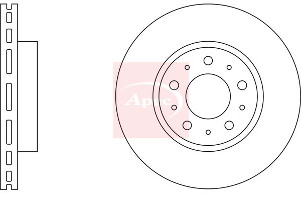 Apec Brake Disc DSK565 - image 2