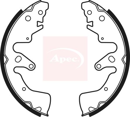 Apec Brake Shoes Set SHU765 - image 2