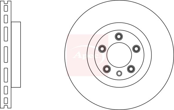 Apec Brake Disc DSK3161 - image 2
