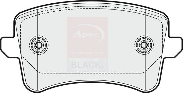 Apec Brake Pads Set PAD1655B - image 2