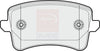 Apec Brake Pads Set PAD1655B thumbnail