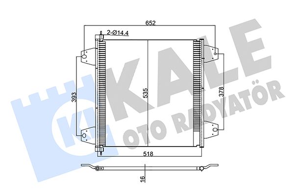 NRF Air Conditioning Condenser 350325 - image 2