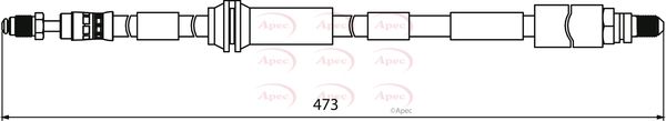 Apec Brake Hose HOS3928 - image 2