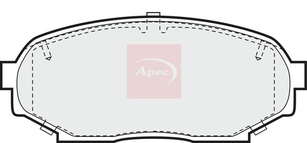 Apec Brake Pads Set PAD746 - image 2