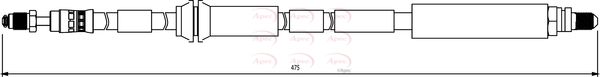 Apec Brake Hose HOS3852 - image 2