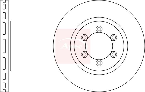 Apec Brake Disc DSK2512 - image 2