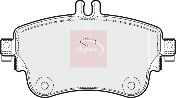 Apec Brake Pads Set PAD1882 - image 2