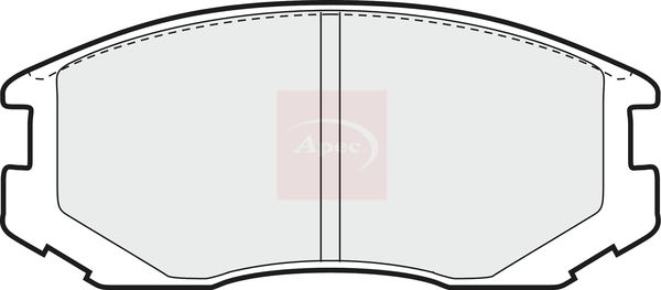 Apec Brake Pads Set PAD913 - image 2