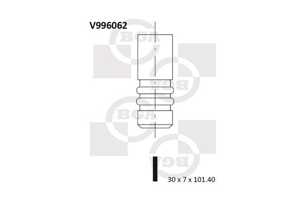 BGA Exhaust Valve V996062 - image 2
