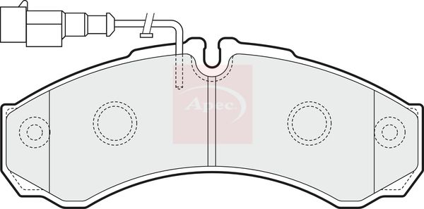 Apec Brake Pads Set PAD1542 - image 2