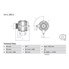 Bosch Alternator 0986045340 thumbnail